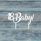 18 Baby Cake Topper