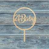21 Baby Circle Cake Topper