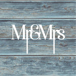 Mr & Mrs Cake Topper