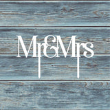 Mr & Mrs Cake Topper