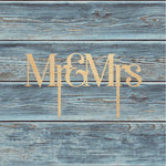 Mr & Mrs Cake Topper