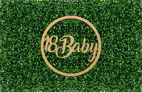 18 Baby Circle Event Sign