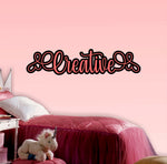 Personalised Girls wall name sign