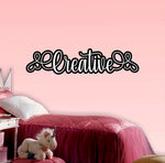 Personalised Girls wall name sign