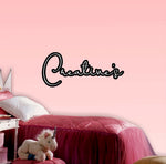 Personalised Girls wall name sign