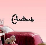 Personalised Girls wall name sign