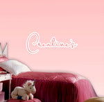Personalised Girls wall name sign
