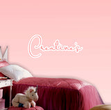 Personalised Girls wall name sign