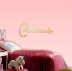Personalised Girls wall name sign