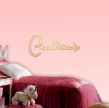 Personalised Girls wall name sign