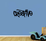 Personalised Boys Graffiti Wall Sign