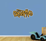 Personalised Boys Graffiti Wall Sign