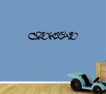 Personalised Boys Graffiti Wall Sign