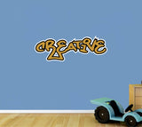 Personalised Boys Graffiti Wall Sign