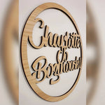 Personalised Red-Oak Plywood Sign
