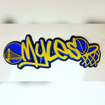 Personalised Basketball Name Sign